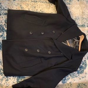 NWT Banana Republic Pea coat Navy